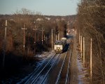 AMTK 90224 Leads Amtrak 686 in Bradford